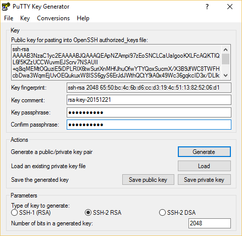 windows 10 ssh key generation